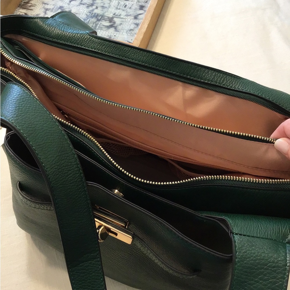 NEW Poppy & Peonies Anniversary Bag - Heritage Green - Picture 3 of 6